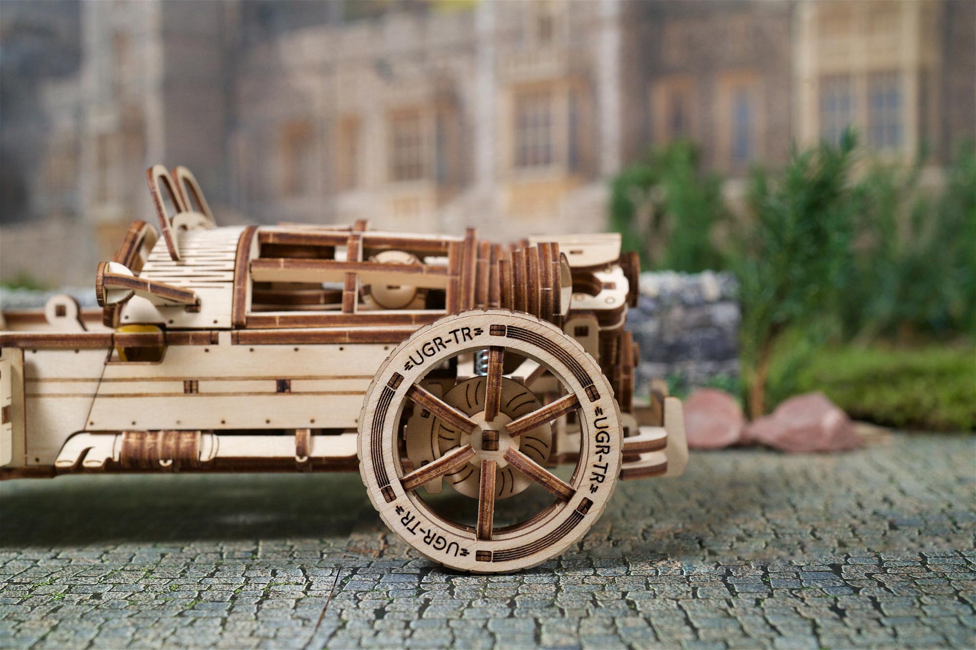 UGears Three-wheeler UGR-S Wooden Mechanical Model