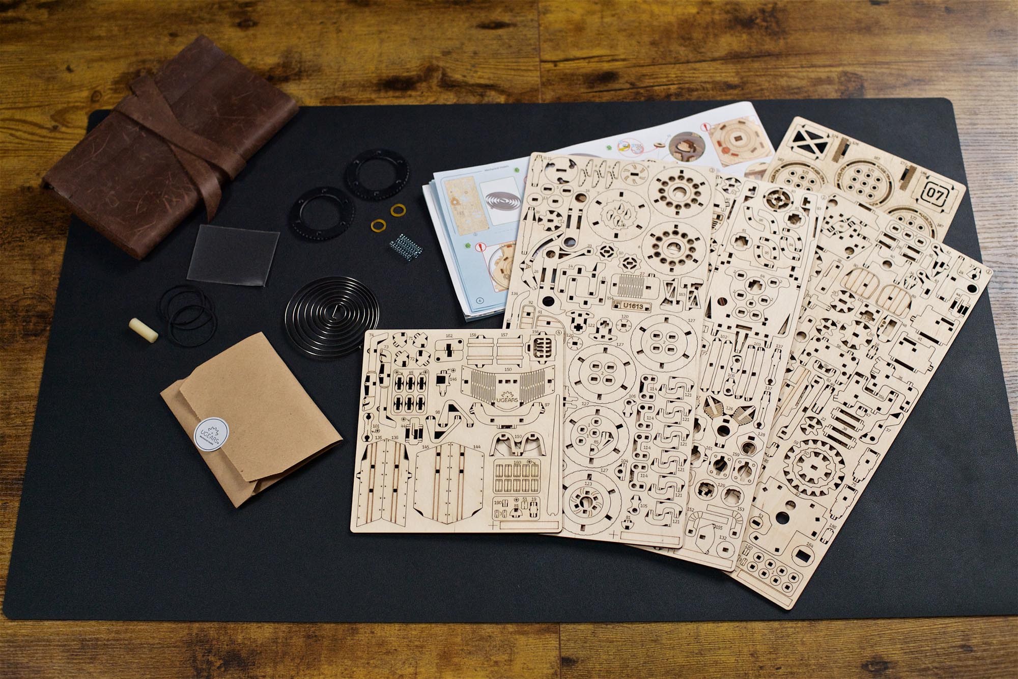 UGears Three-wheeler UGR-S Wooden Mechanical Model