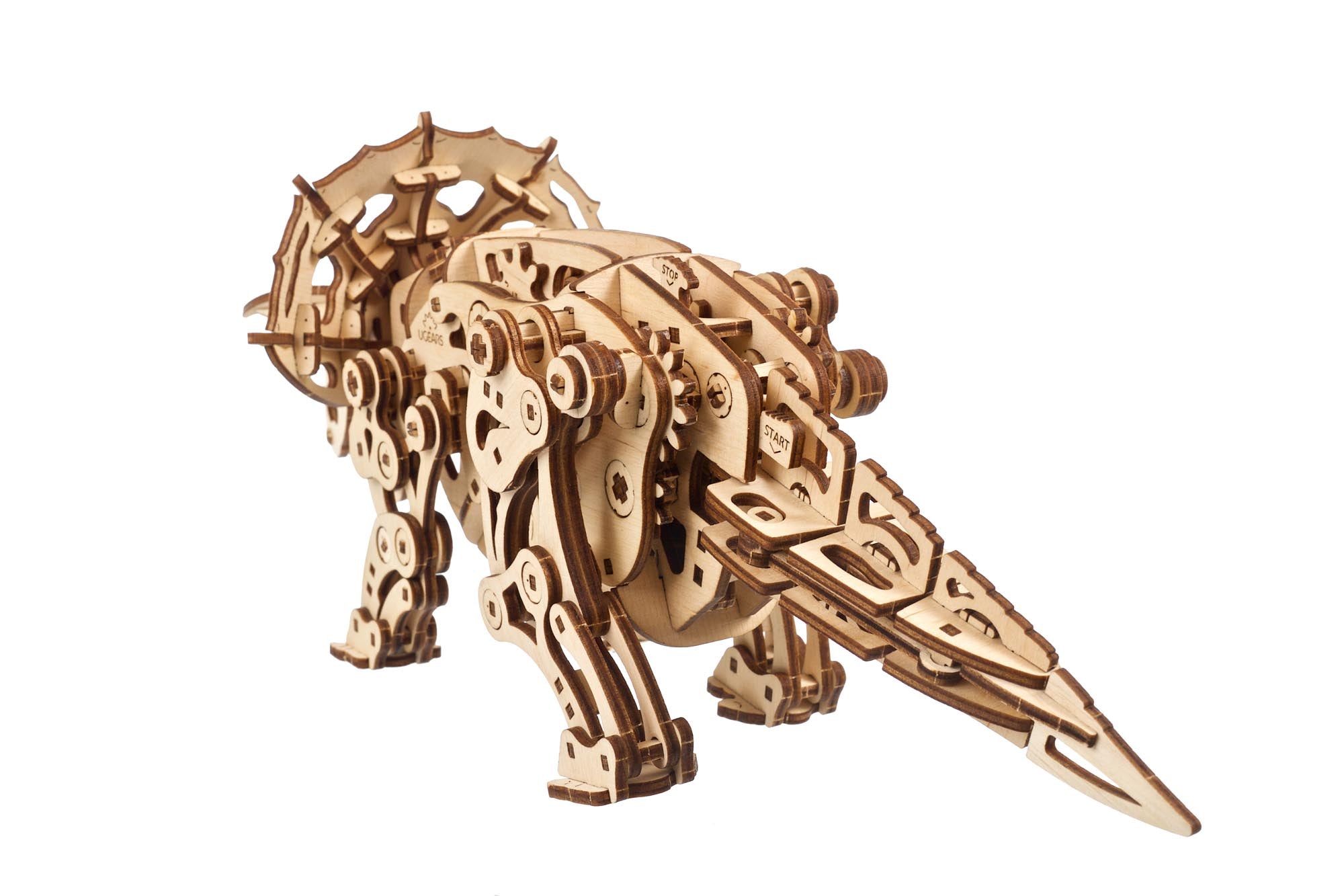 UGears Triceratops Mechanical Model