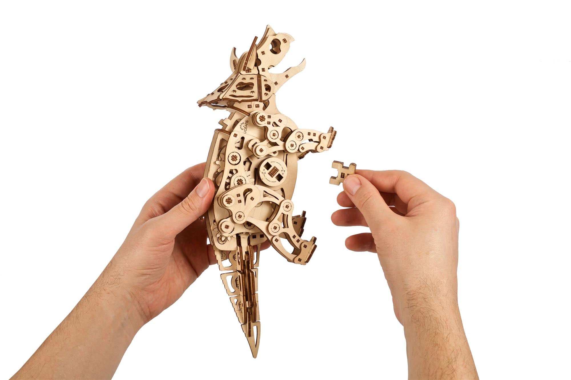 UGears Triceratops Mechanical Model