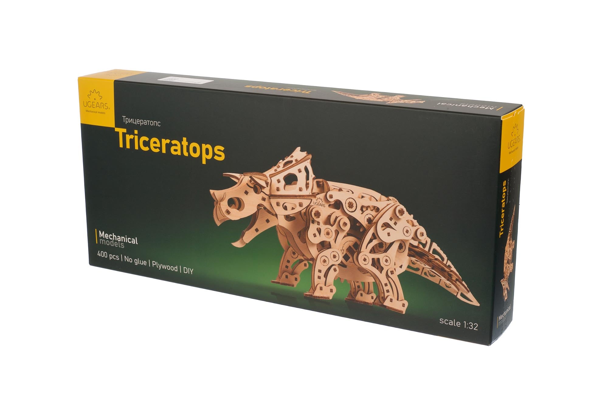 UGears Triceratops Mechanical Model