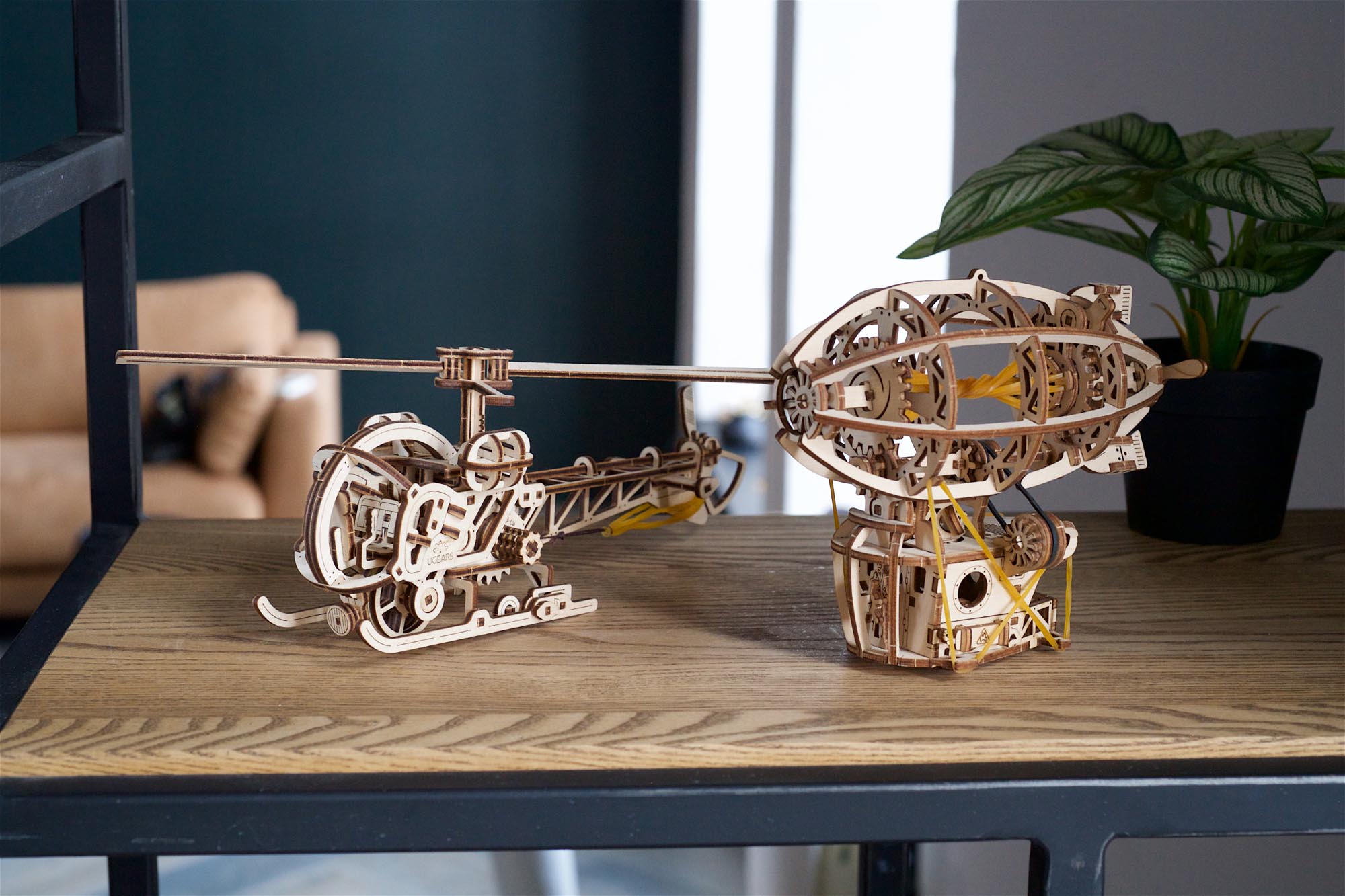 Steampunk Airship Wooden Mechanical Model for Sale | UGears US – UGears ...