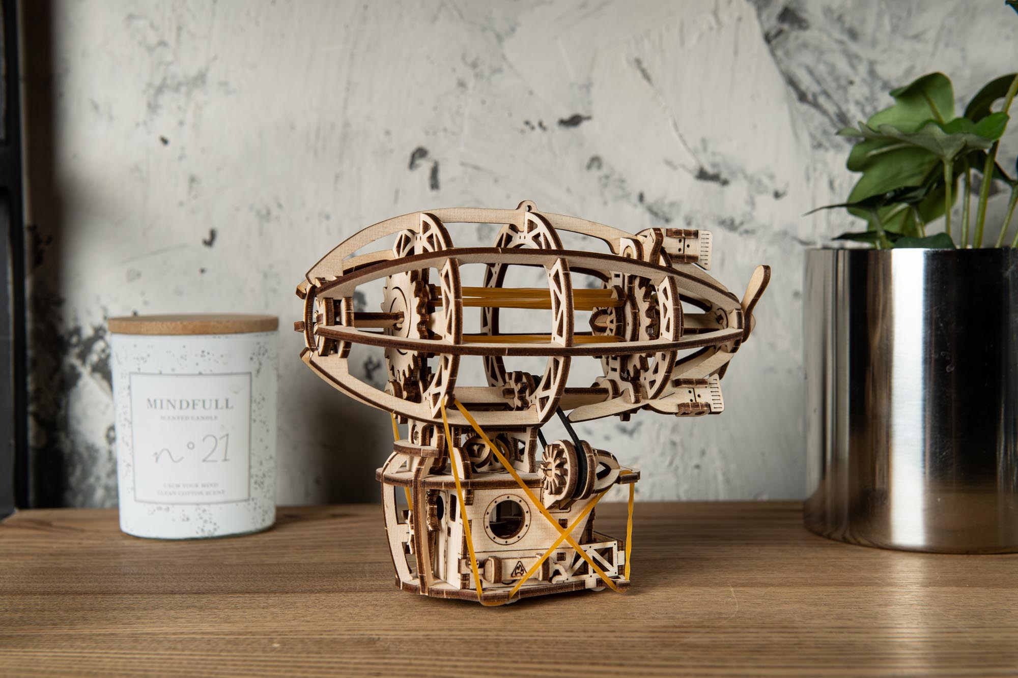 Steampunk Airship Wooden Mechanical Model for Sale | UGears US – UGears ...