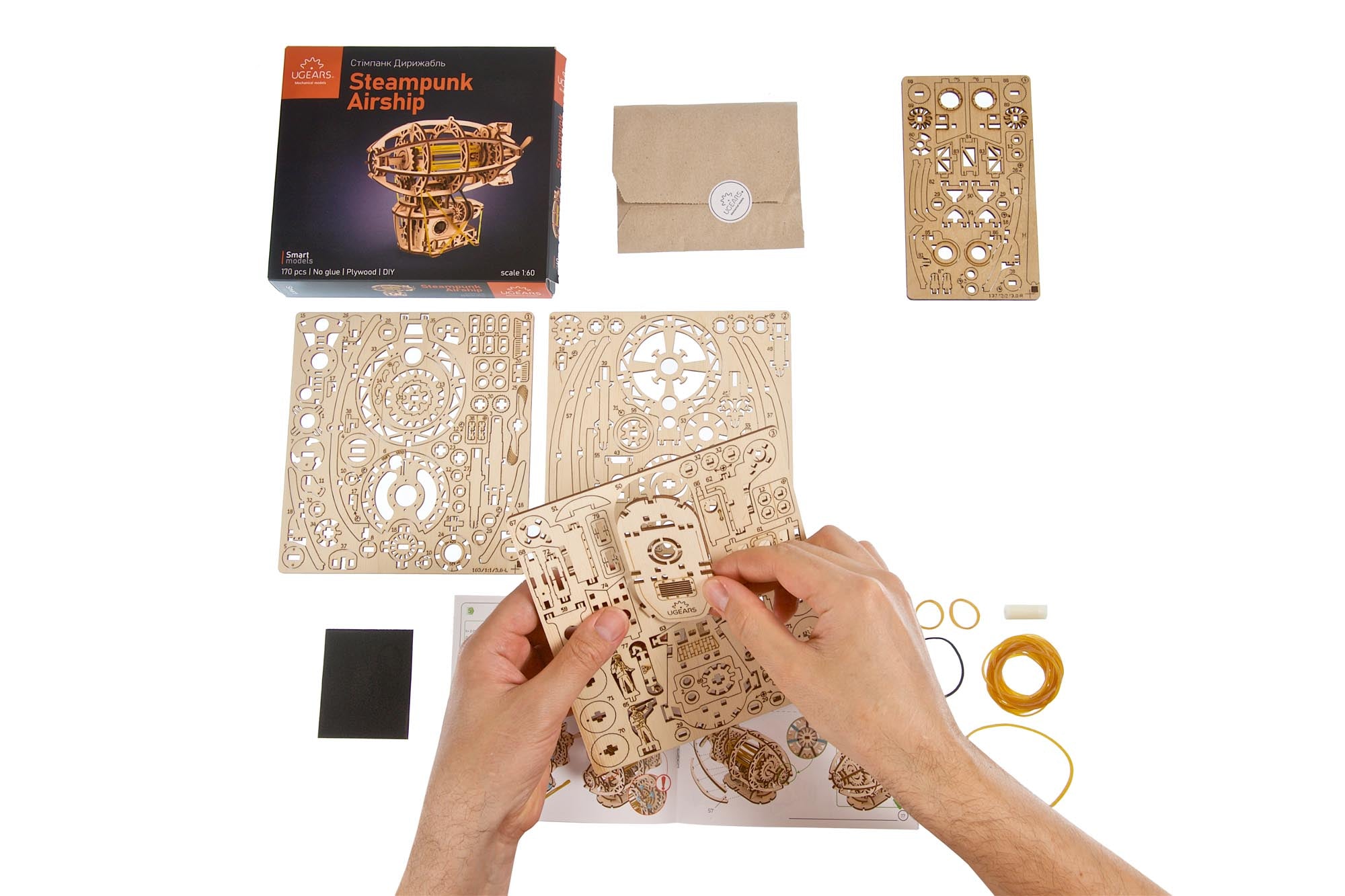 Ugears Mechanical Model Steampunk Airship