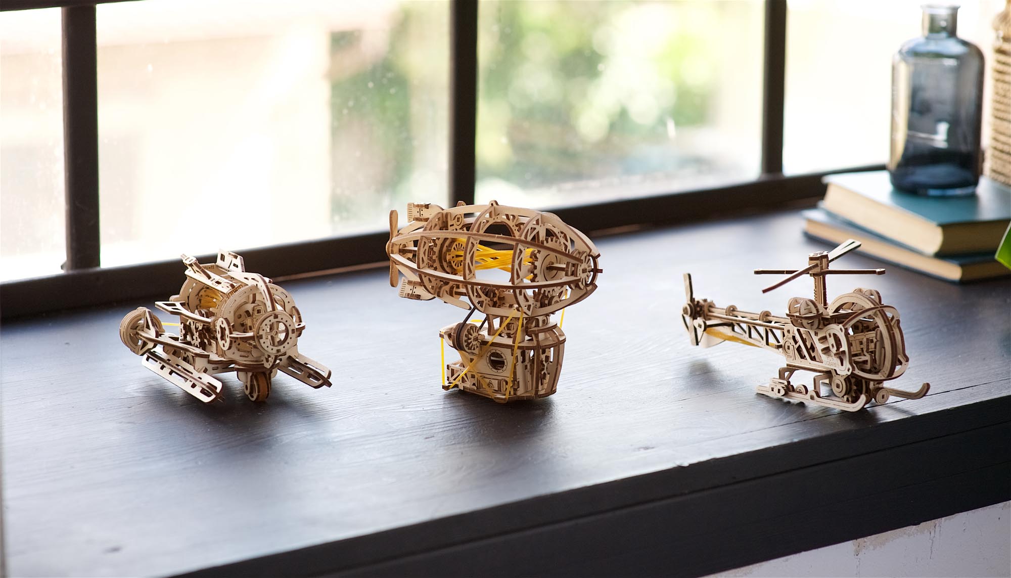 Ugears Mechanical Model Mini Helicopter