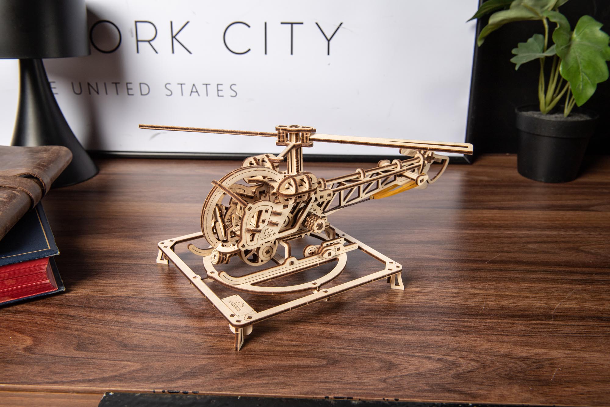 Ugears  Mechanical Model Mini Helicopter