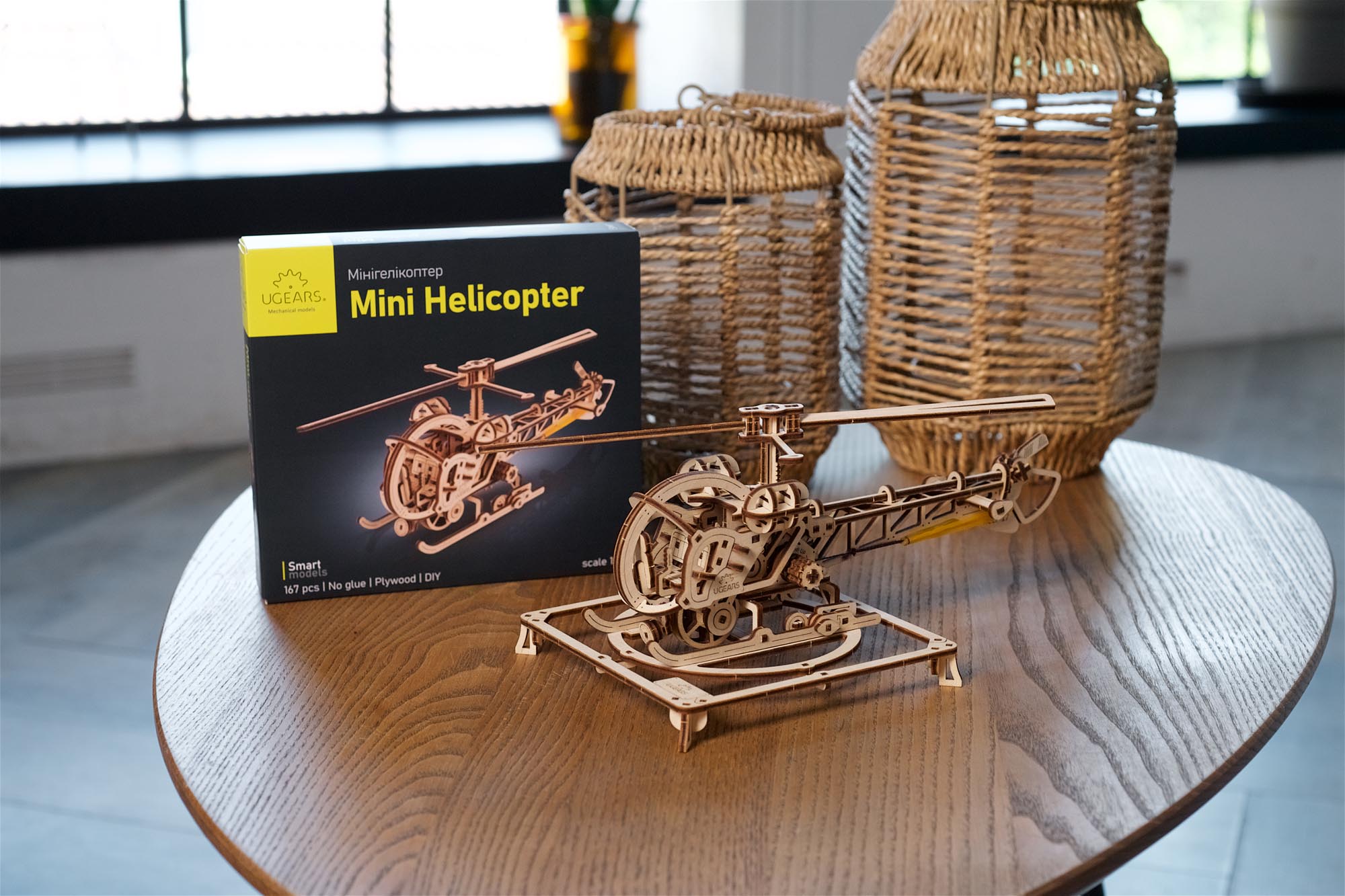 Ugears  Mechanical Model Mini Helicopter