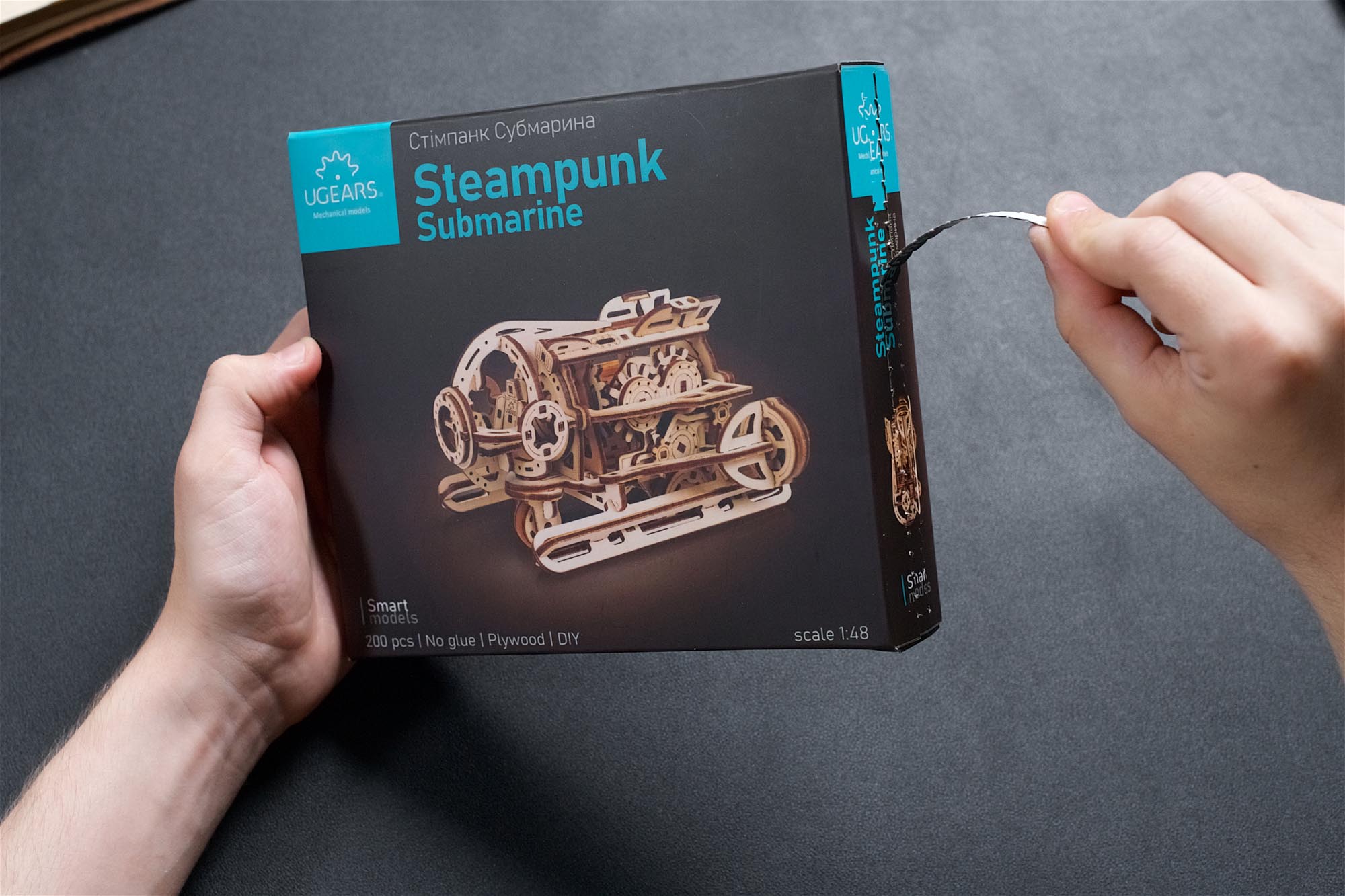 UGears Mechanical Model Steampunk Submarine 