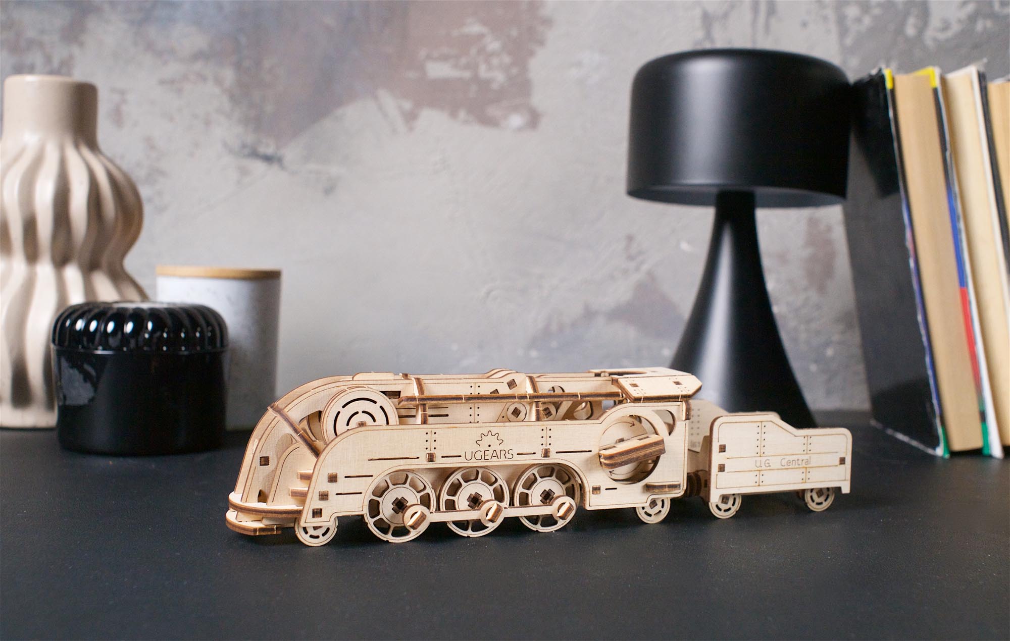 UGears Mechanical Model Mini Locomotive