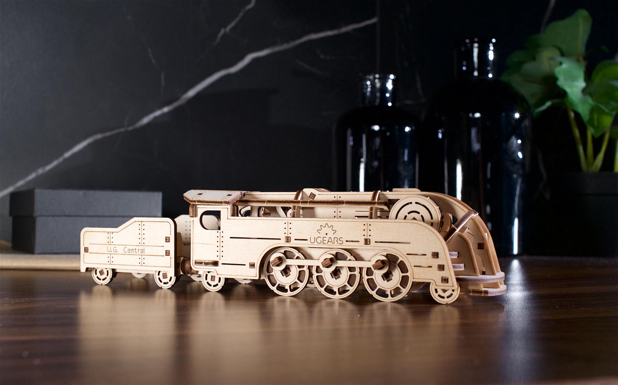 UGears Mechanical Model Mini Locomotive