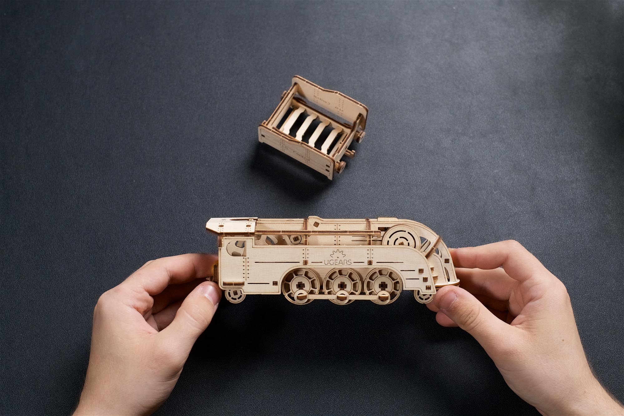 UGears Mechanical Model Mini Locomotive