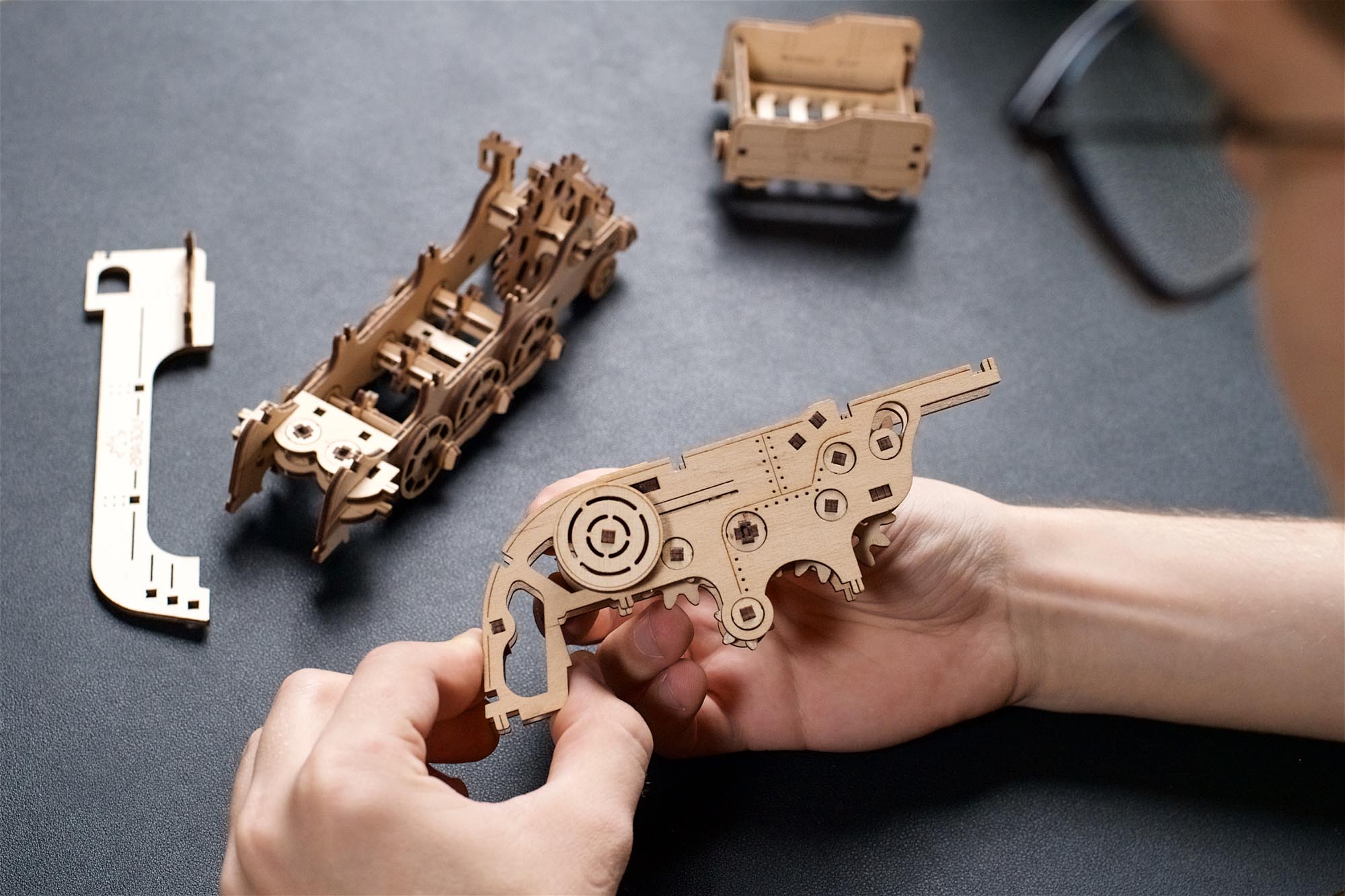 UGears Mechanical Model Mini Locomotive