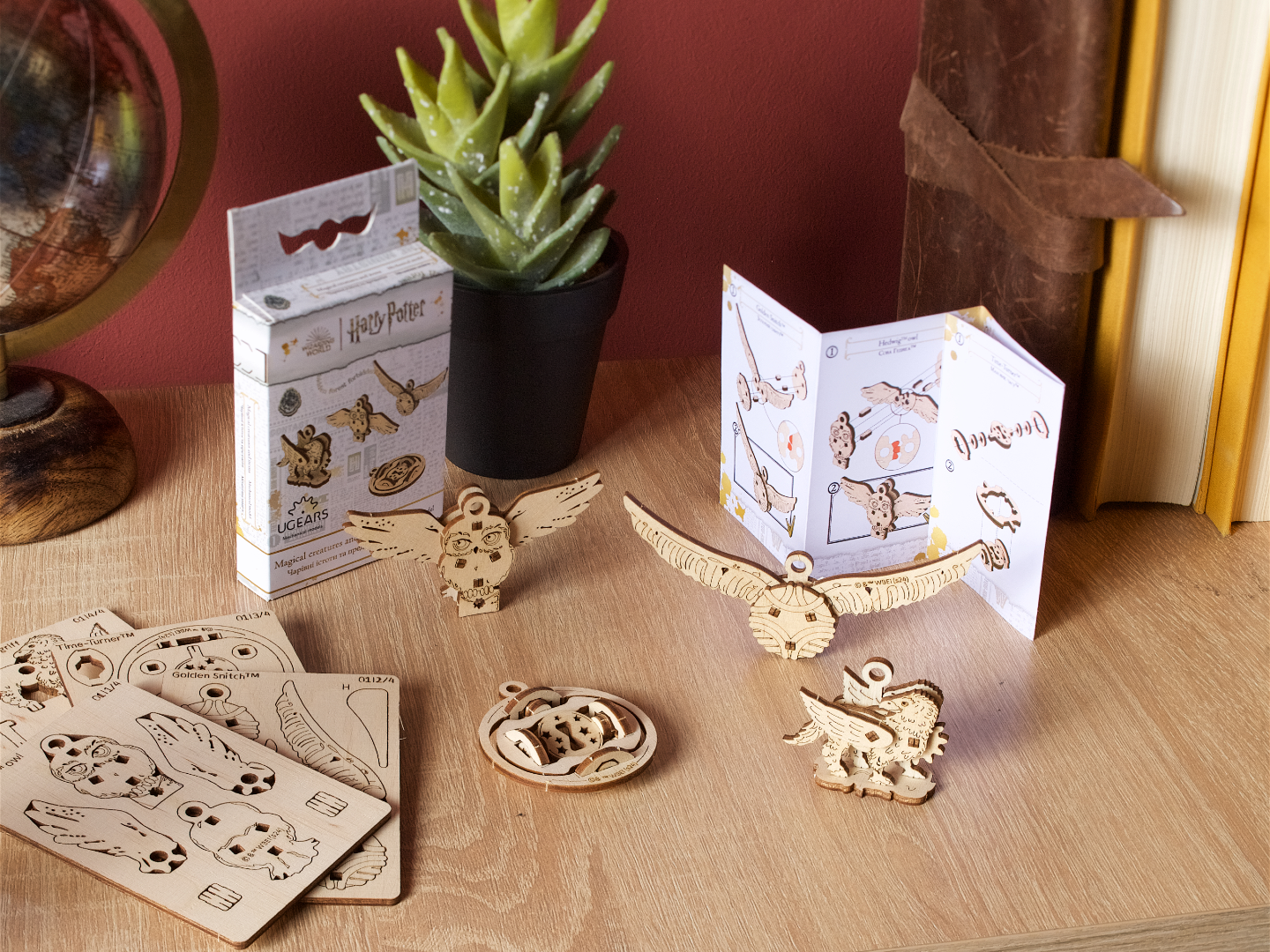 UGears U-Fidgets Magical creatures and items (4 pcs)