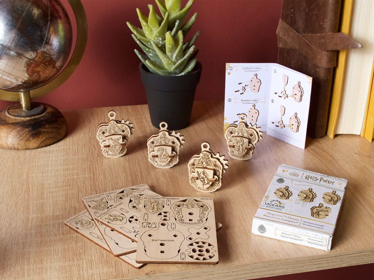 UGears U-Fidgets Hogwarts™ Houses (4 pcs)