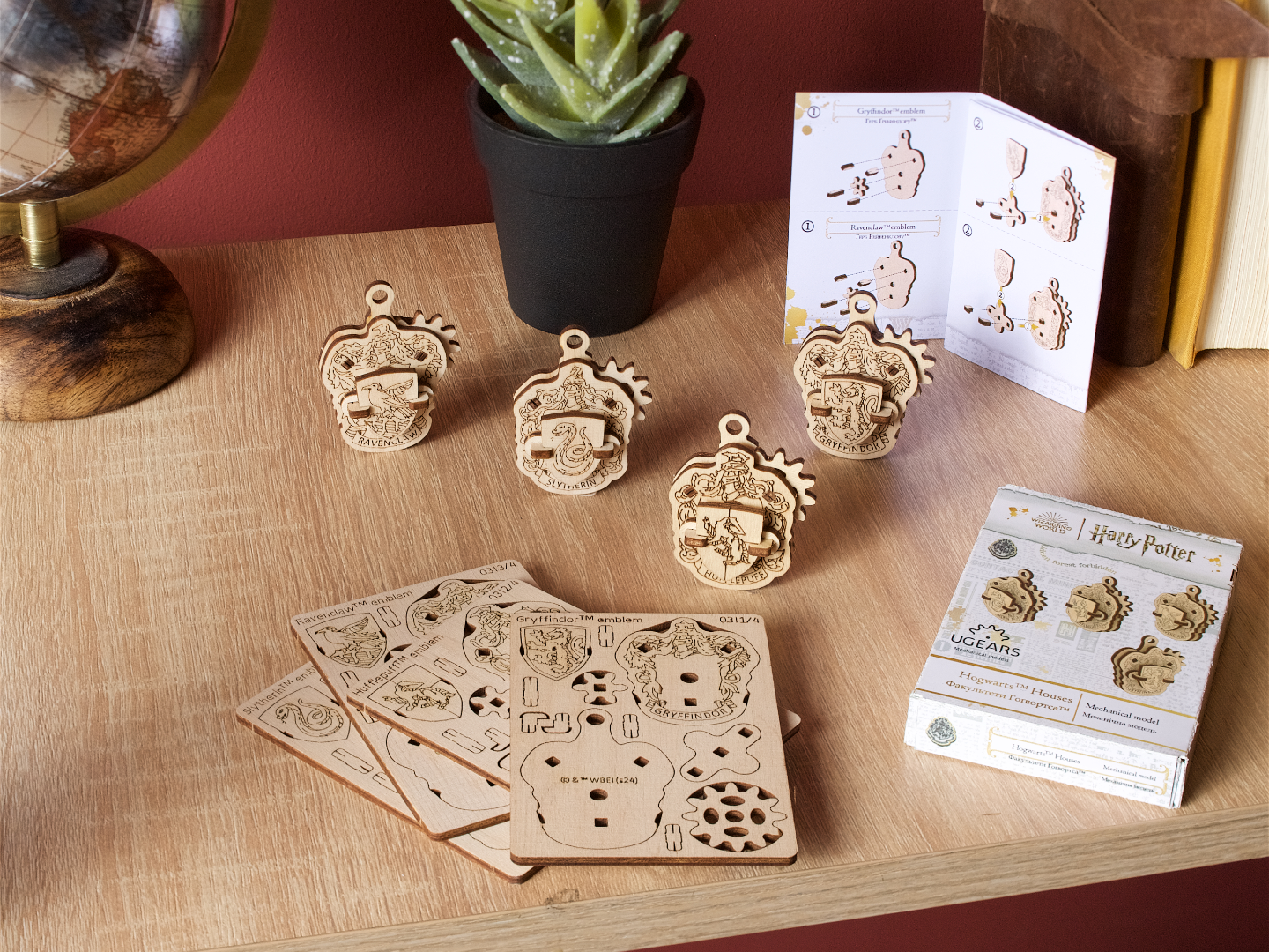 UGears U-Fidgets Hogwarts™ Houses (4 pcs)