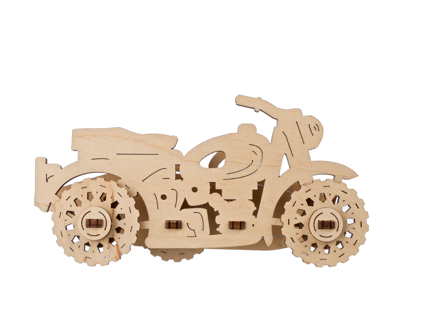 UGears 3D Coloring model - Hagrid's Flying Motorbike™