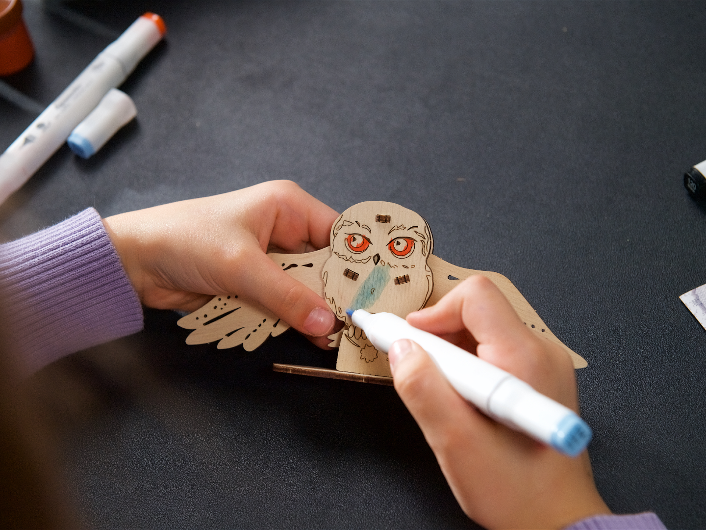 UGears 3D Coloring model - Hedwig™ Owl