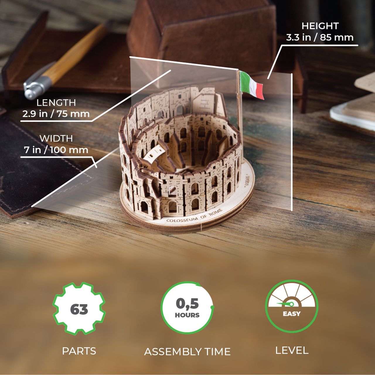 UGears Rome Colosseum