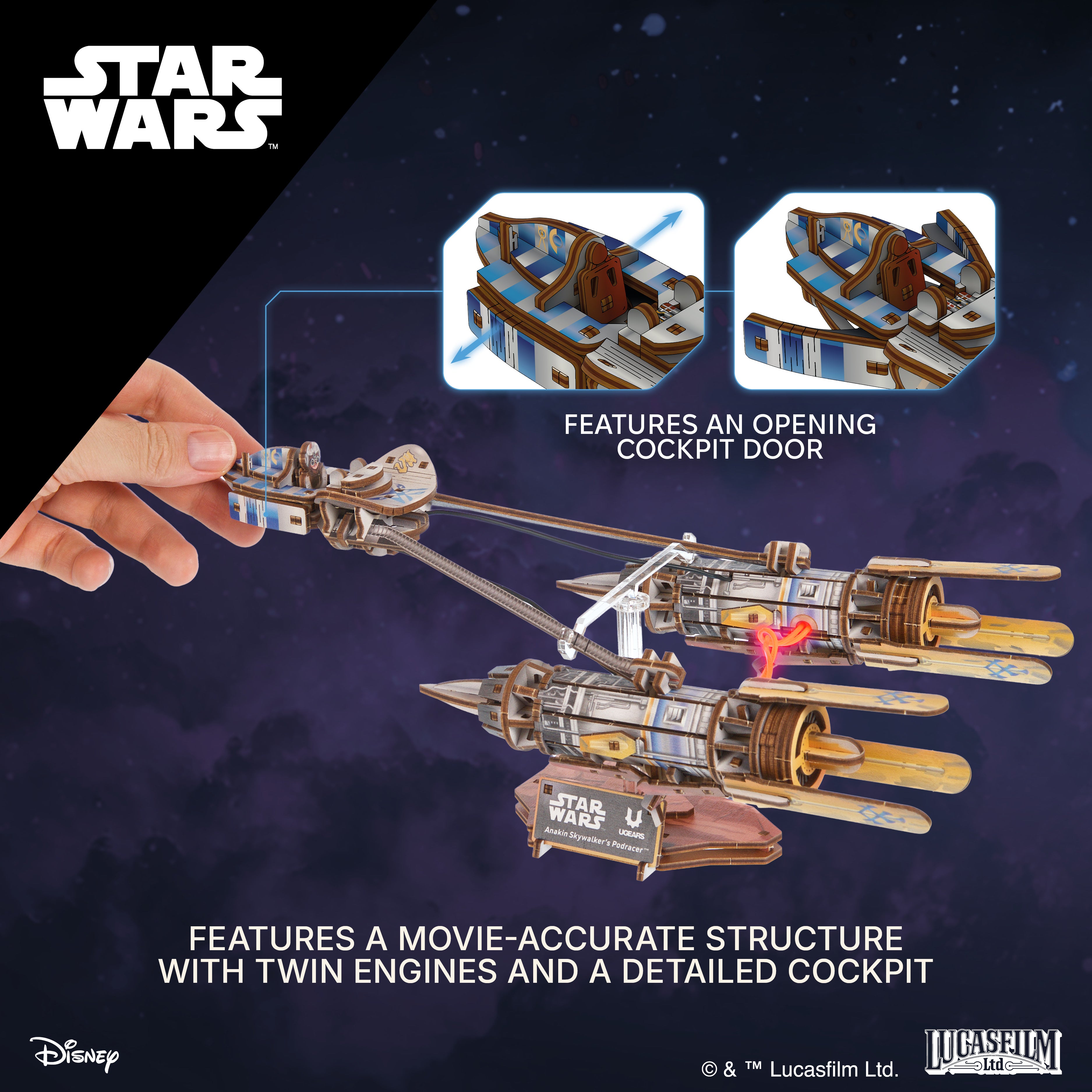 UGears Anakin Skywalker's Podracer™