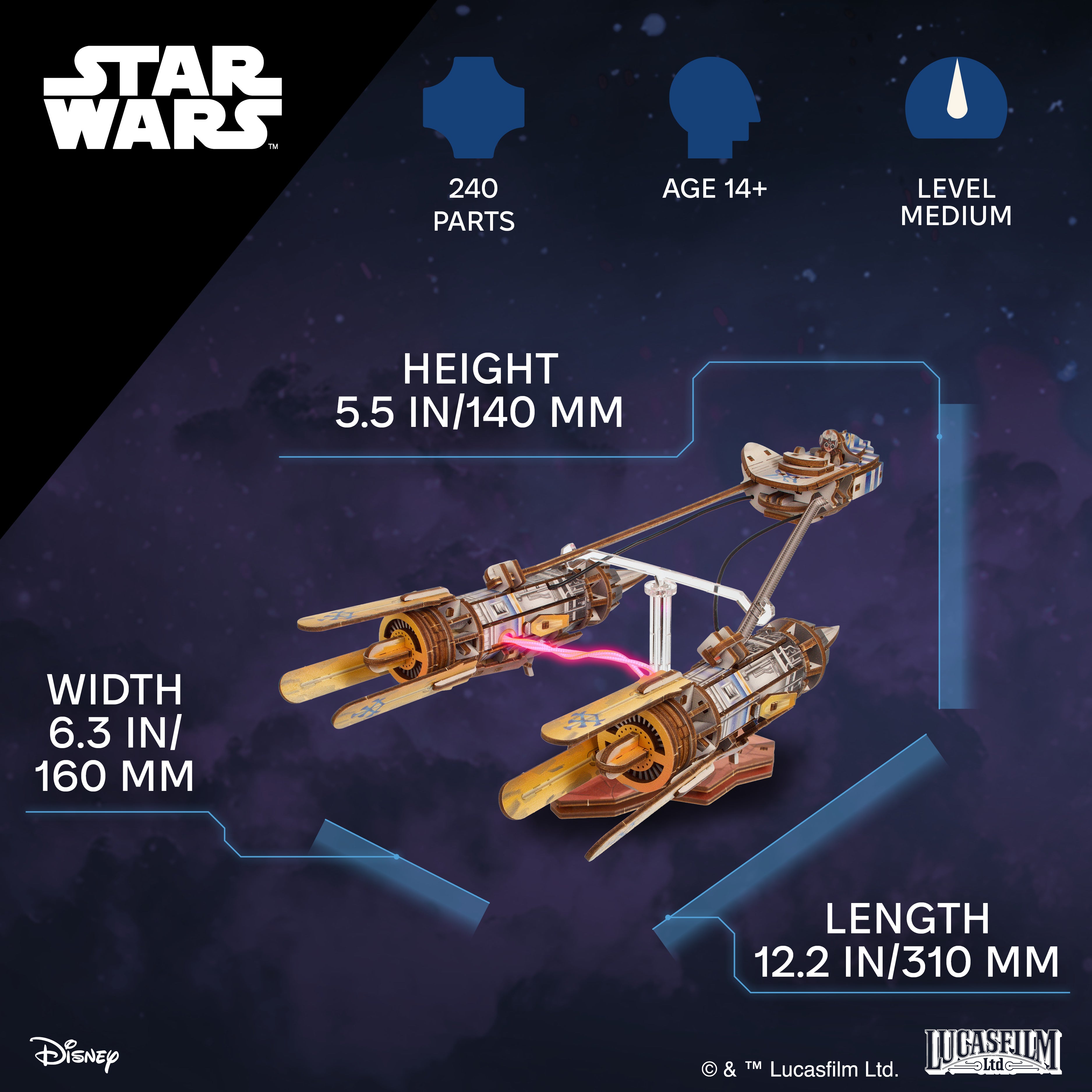 UGears Anakin Skywalker's Podracer™