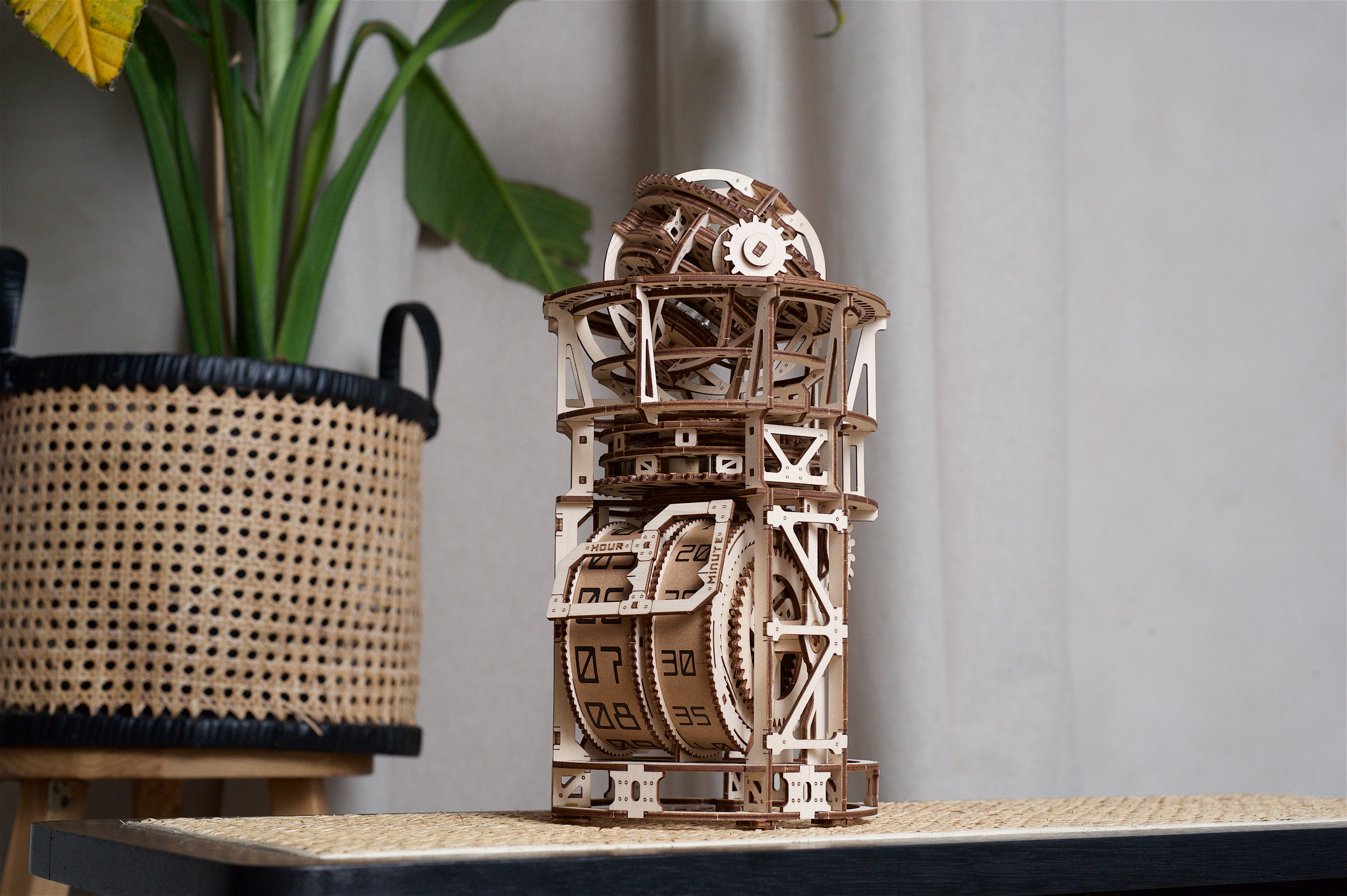 UGears Aero & Sky Watcher Tourbillon Table Clock (Winter Set)