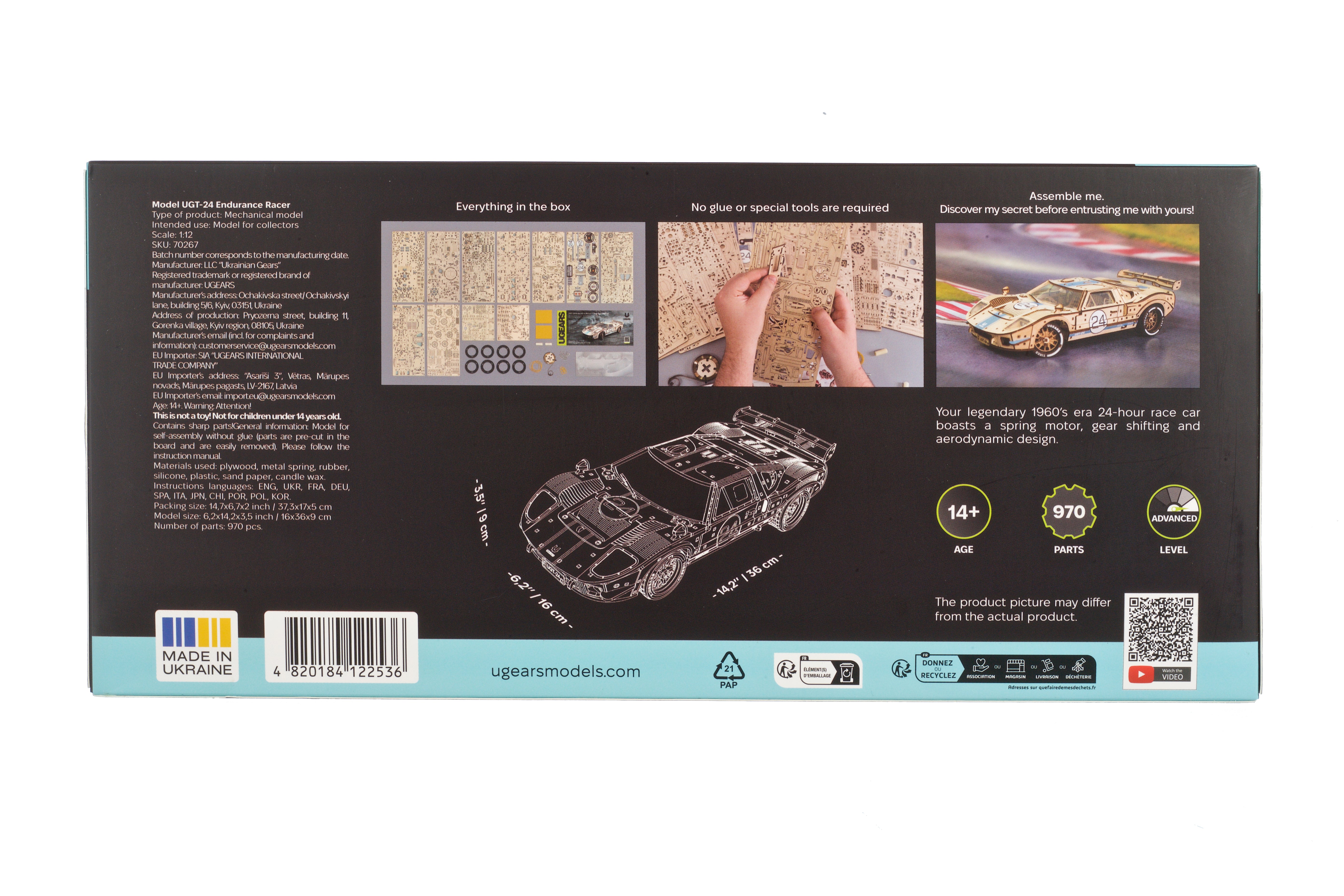 UGears UGT-24 Endurance Racer