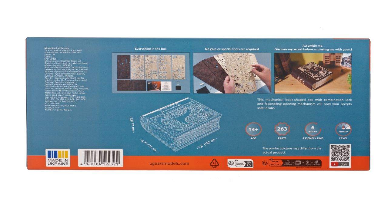 UGears Book of Secrets