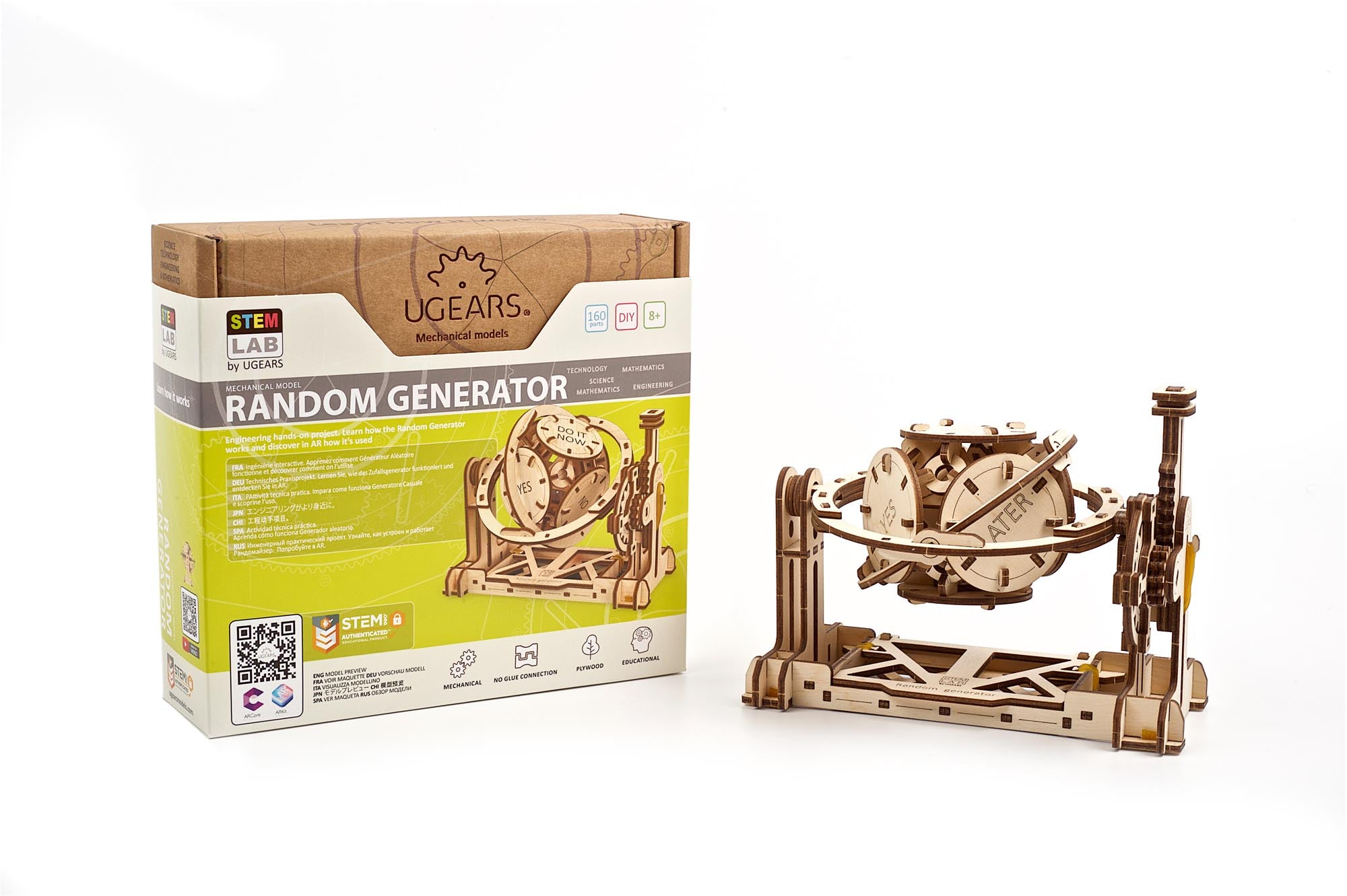 UGears STEM LAB Random Generator Mechanical Model