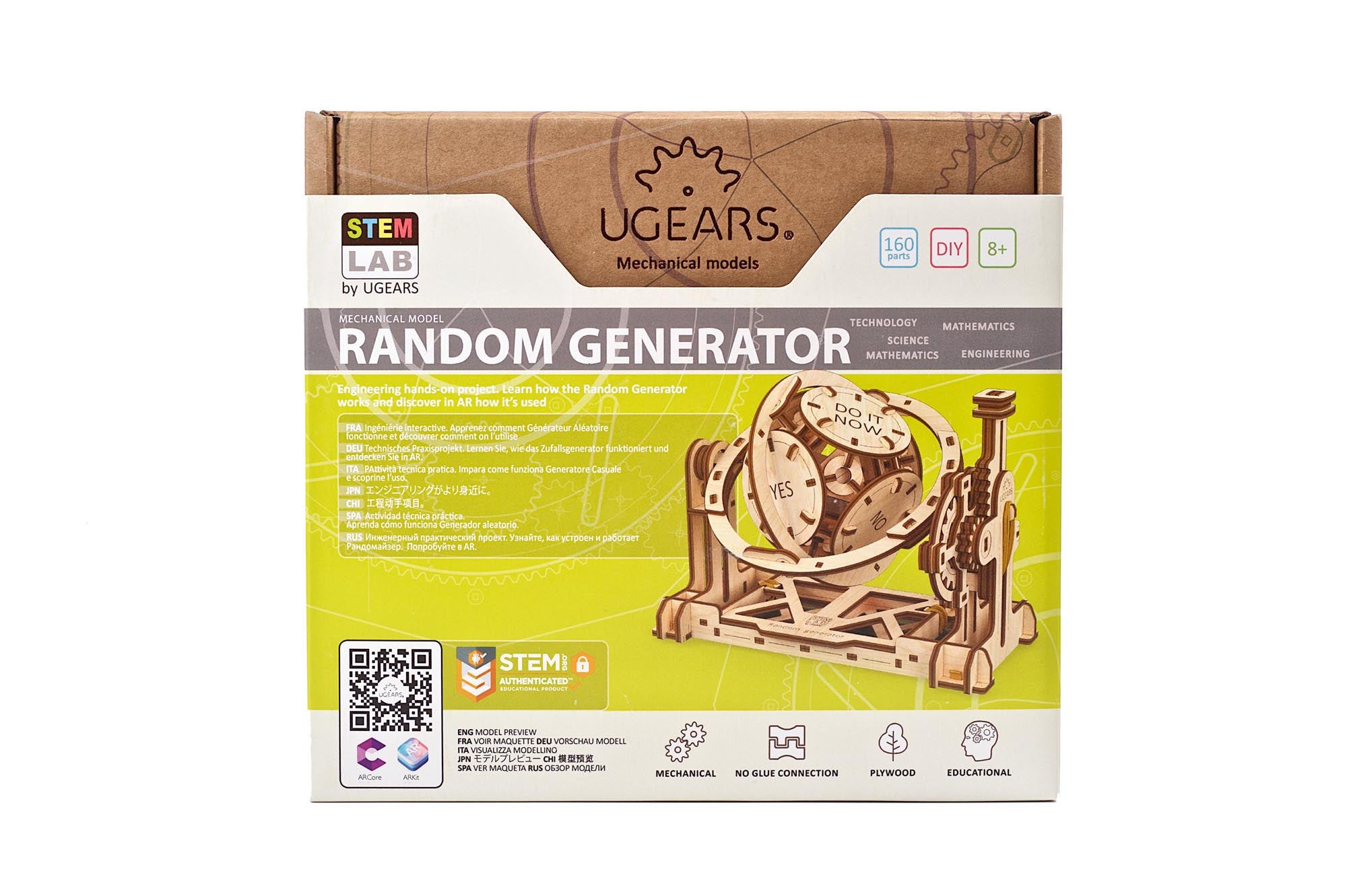 UGears STEM LAB Random Generator Mechanical Model