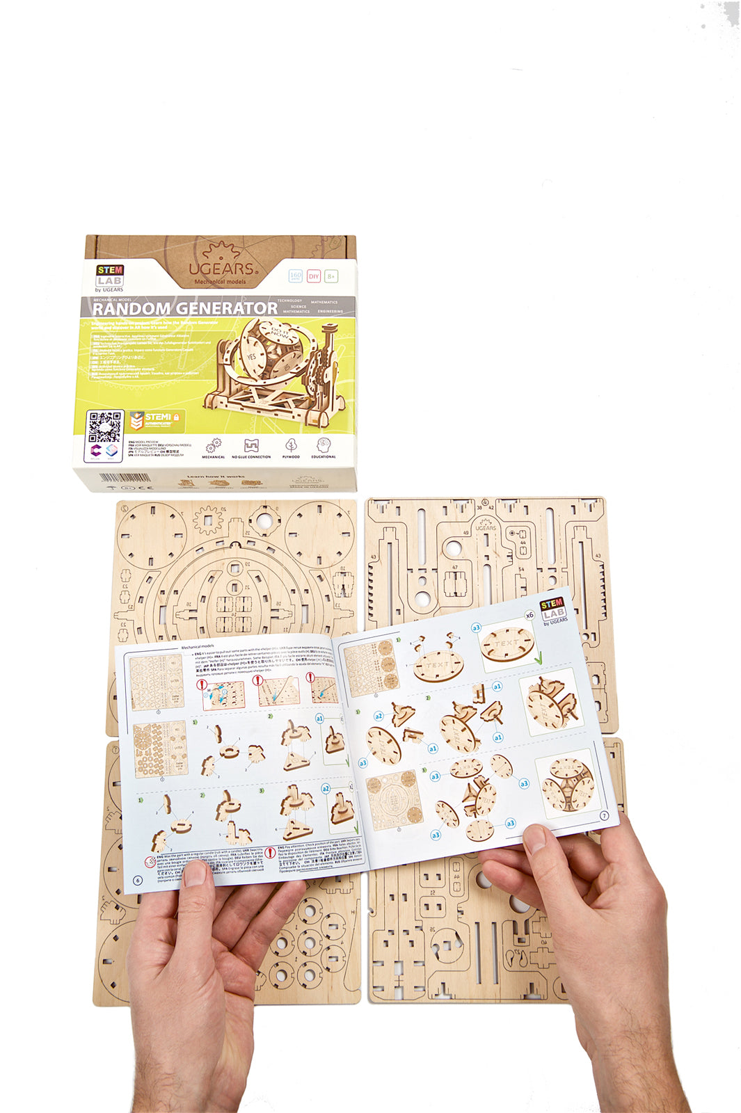 UGears STEM LAB Random Generator Mechanical Model