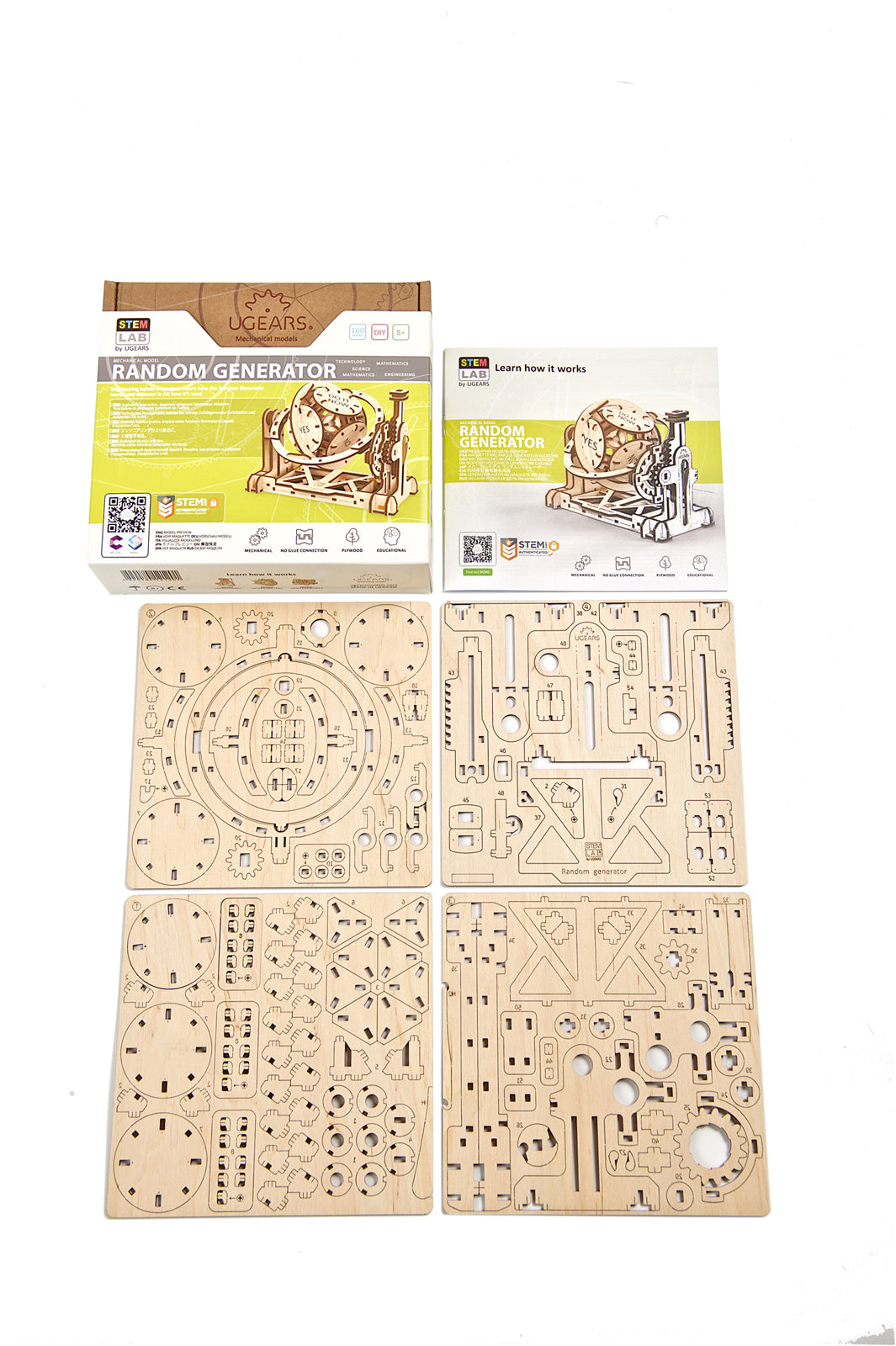 UGears STEM LAB Random Generator Mechanical Model