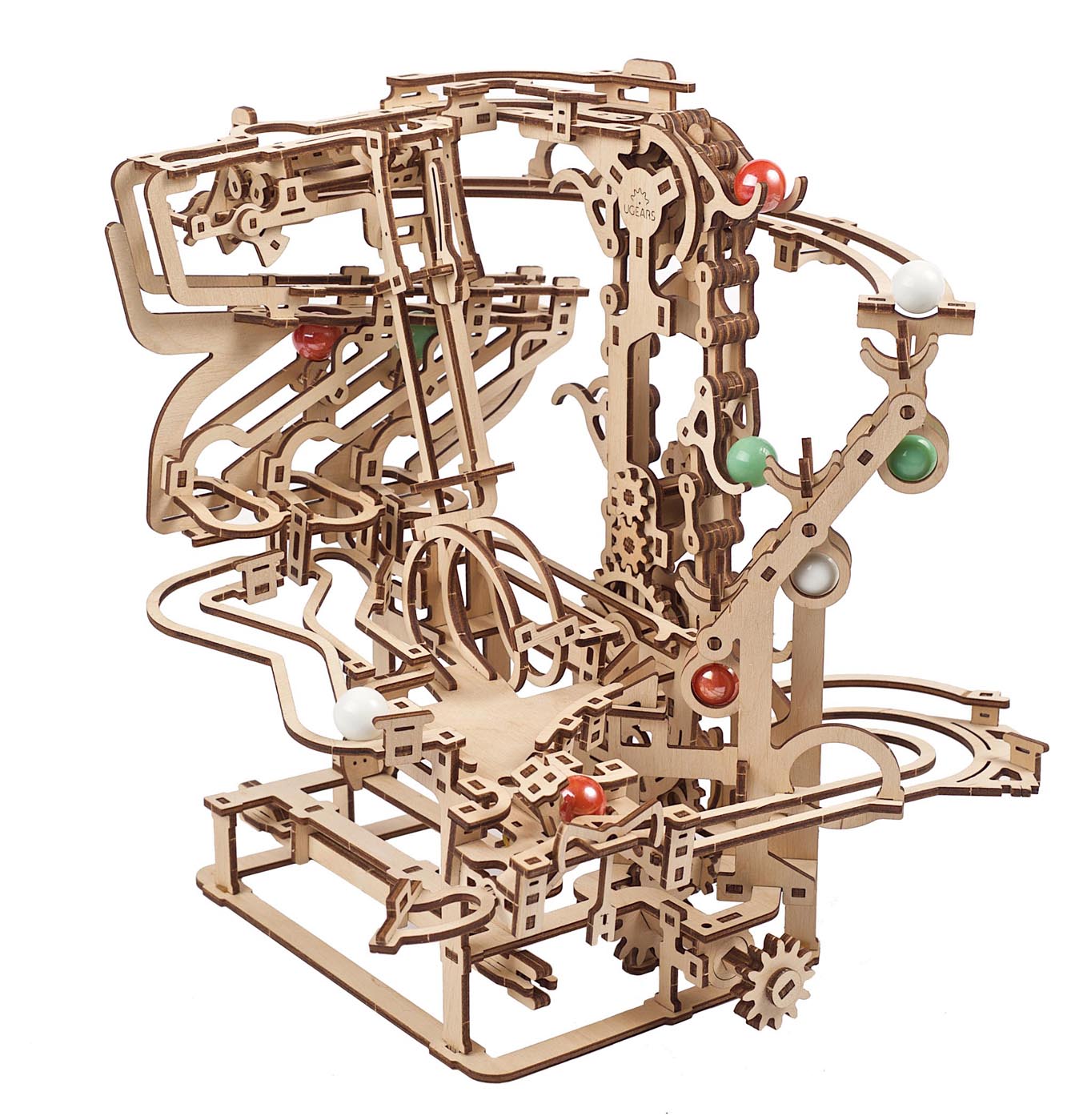 UGears-Mechanical-Model-Marble-Run-Chain-Hoist