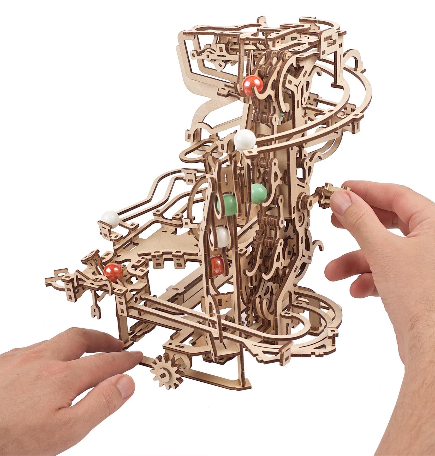 UGears-Mechanical-Model-Marble-Run-Chain-Hoist