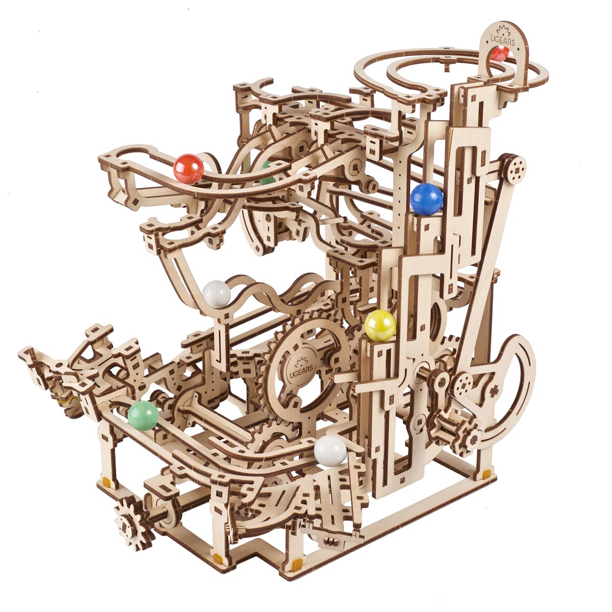 UGears Marble Run Tiered Hoist
