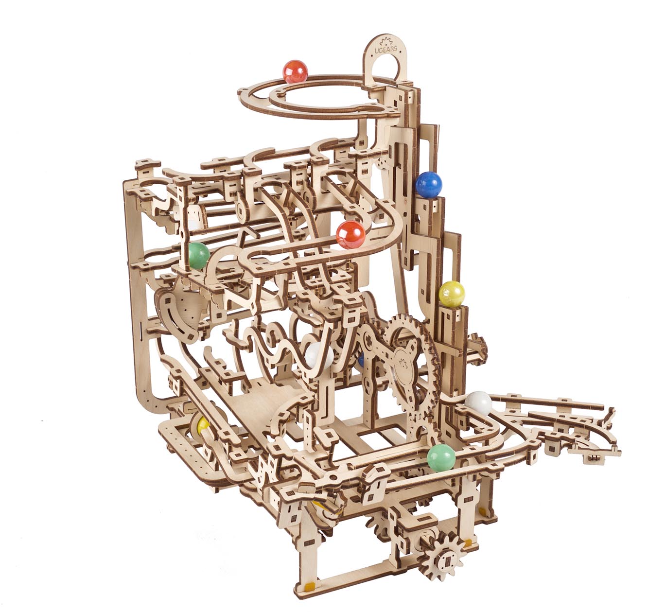UGears Marble Run Tiered Hoist
