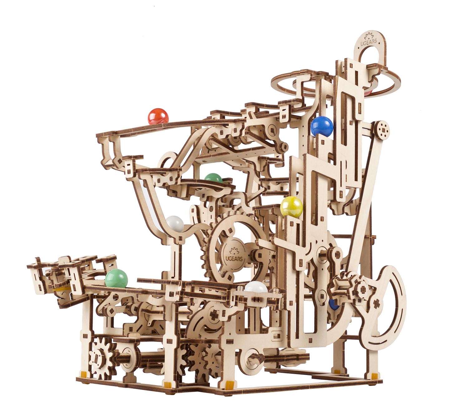 UGears Marble Run Tiered Hoist