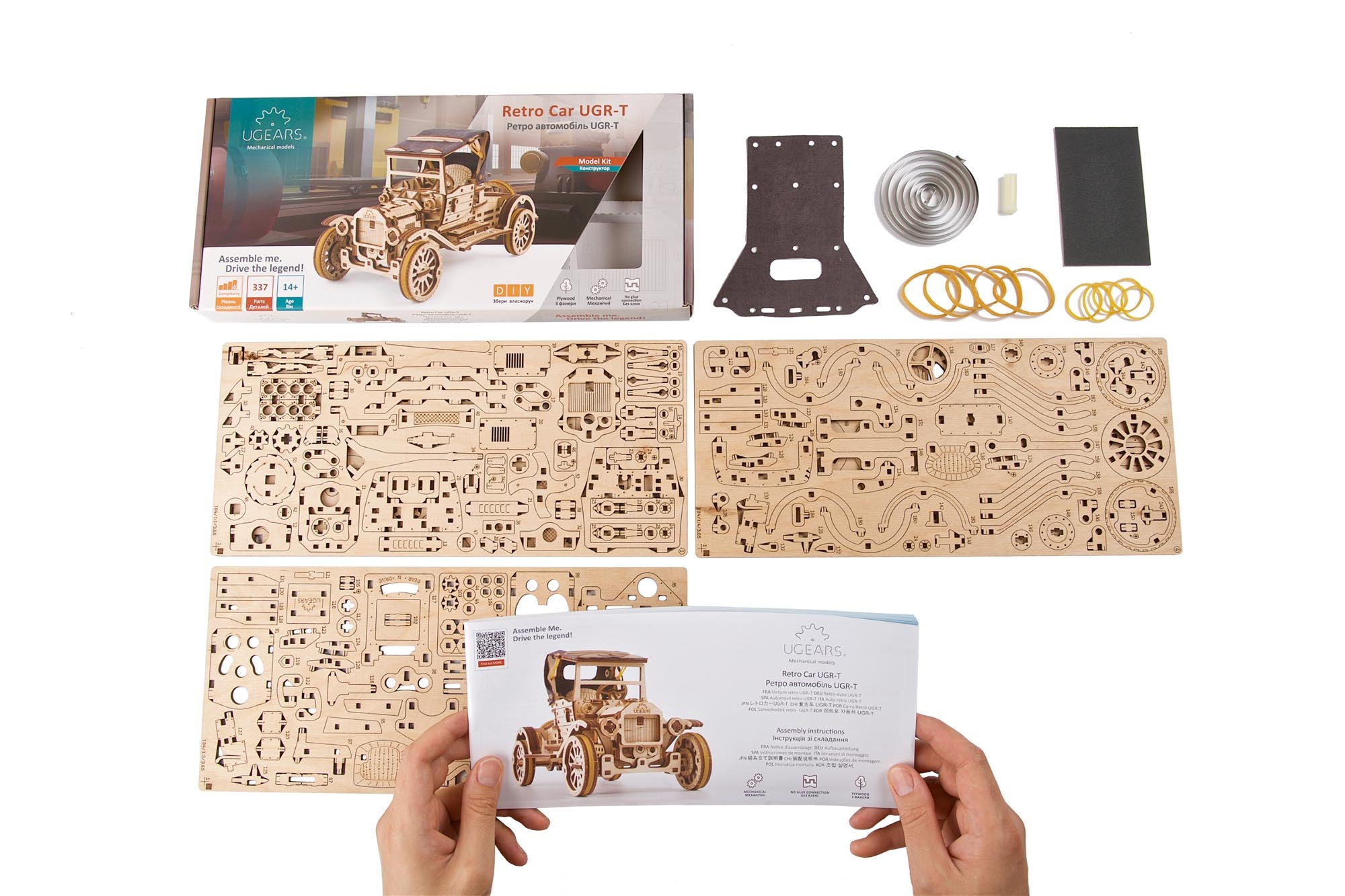UGears Retro Car UGR-T