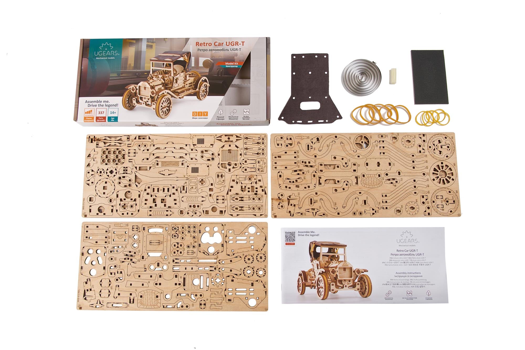 UGears Retro Car UGR-T