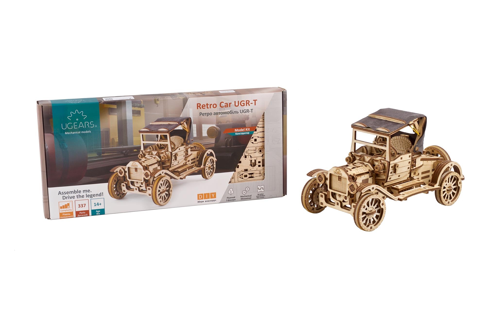UGears Retro Car UGR-T