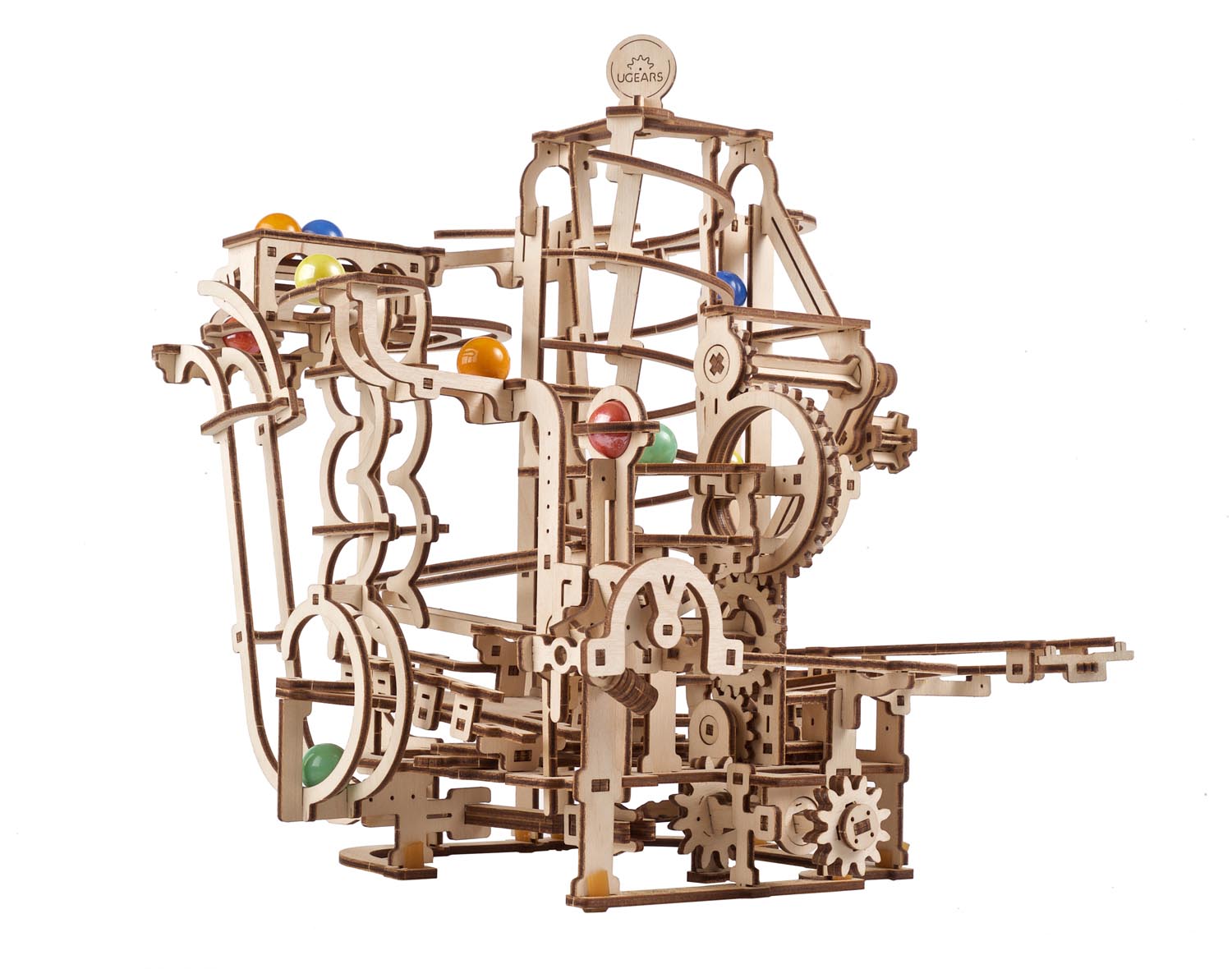 UGears Marble Run Spiral Hoist - 4