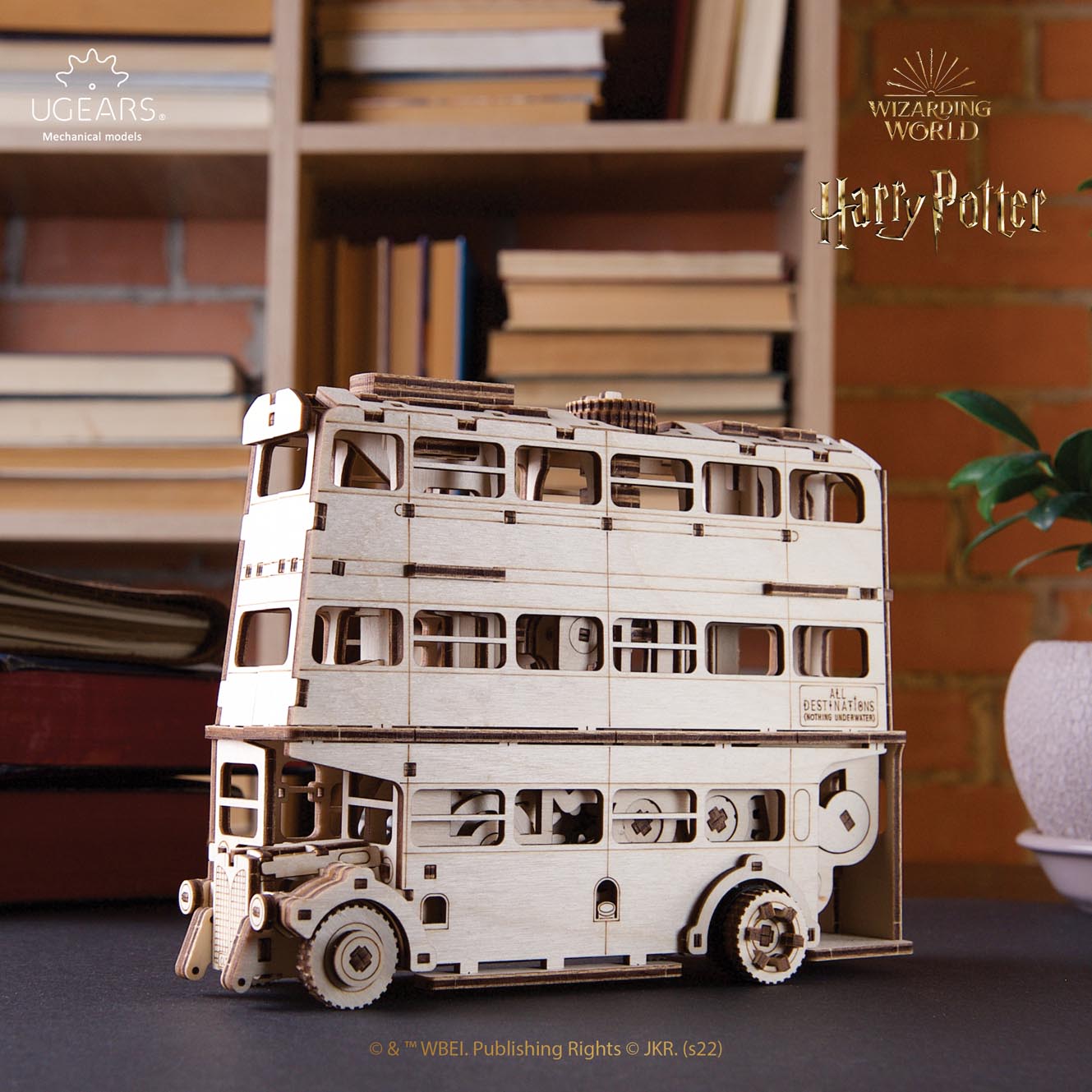 UGears Knight TM Bus Harry Potter
