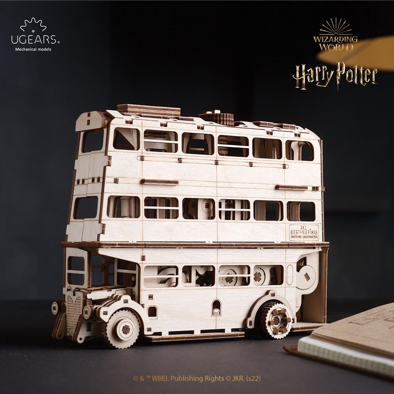 UGears Knight TM Bus Harry Potter