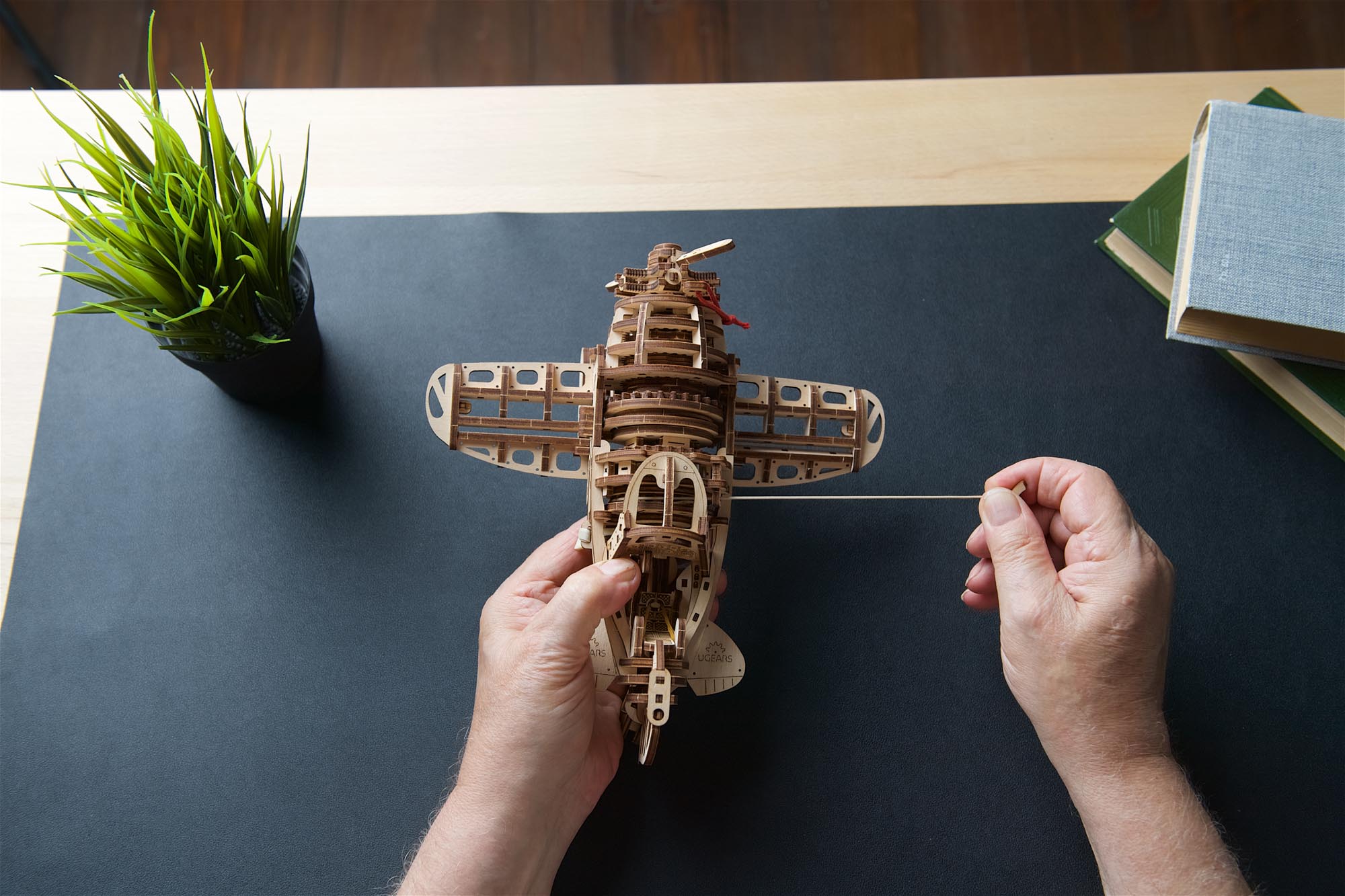 UGears Mad Hornet Airplane