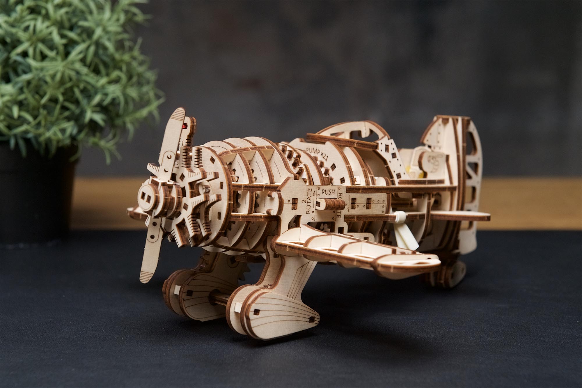 UGears Mad Hornet Airplane