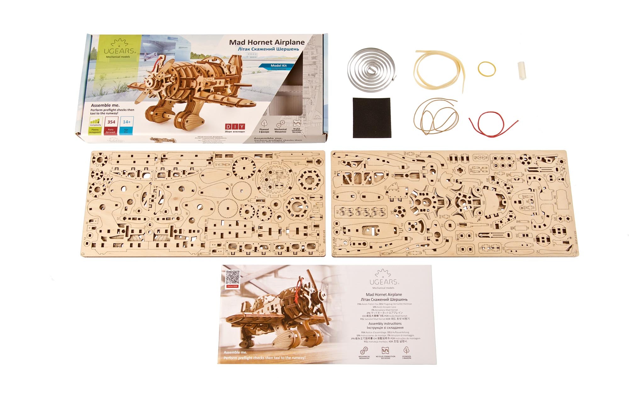 UGears Mad Hornet Airplane
