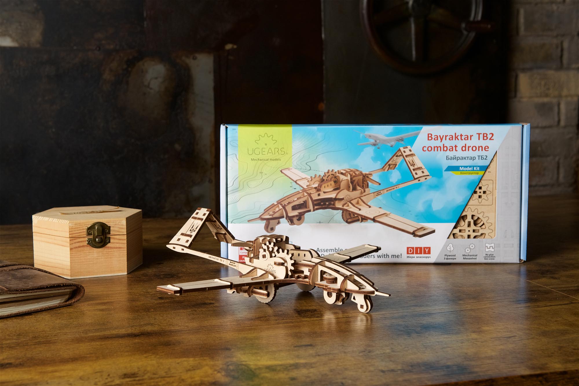 UGears Bayraktar TB2 Combat Drone
