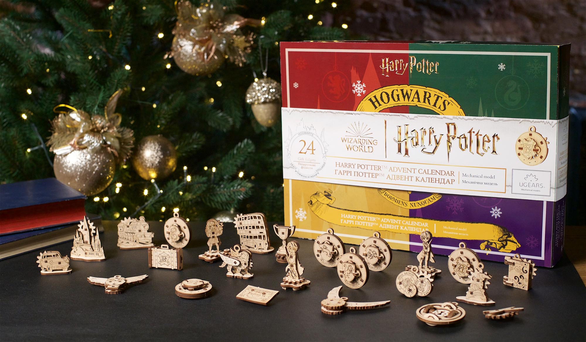 UGears Harry Potter Advent Calendar Wooden Mechanical Model