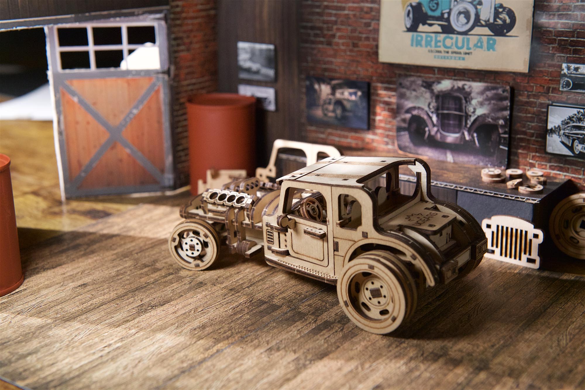 UGears Mechanical Model - Hot Rod Furious Mouse