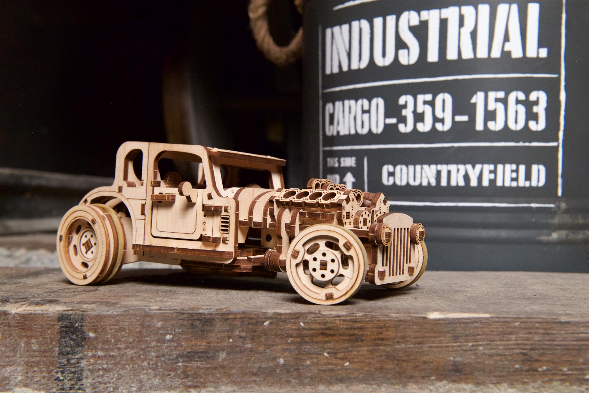 UGears Mechanical Model - Hot Rod Furious Mouse