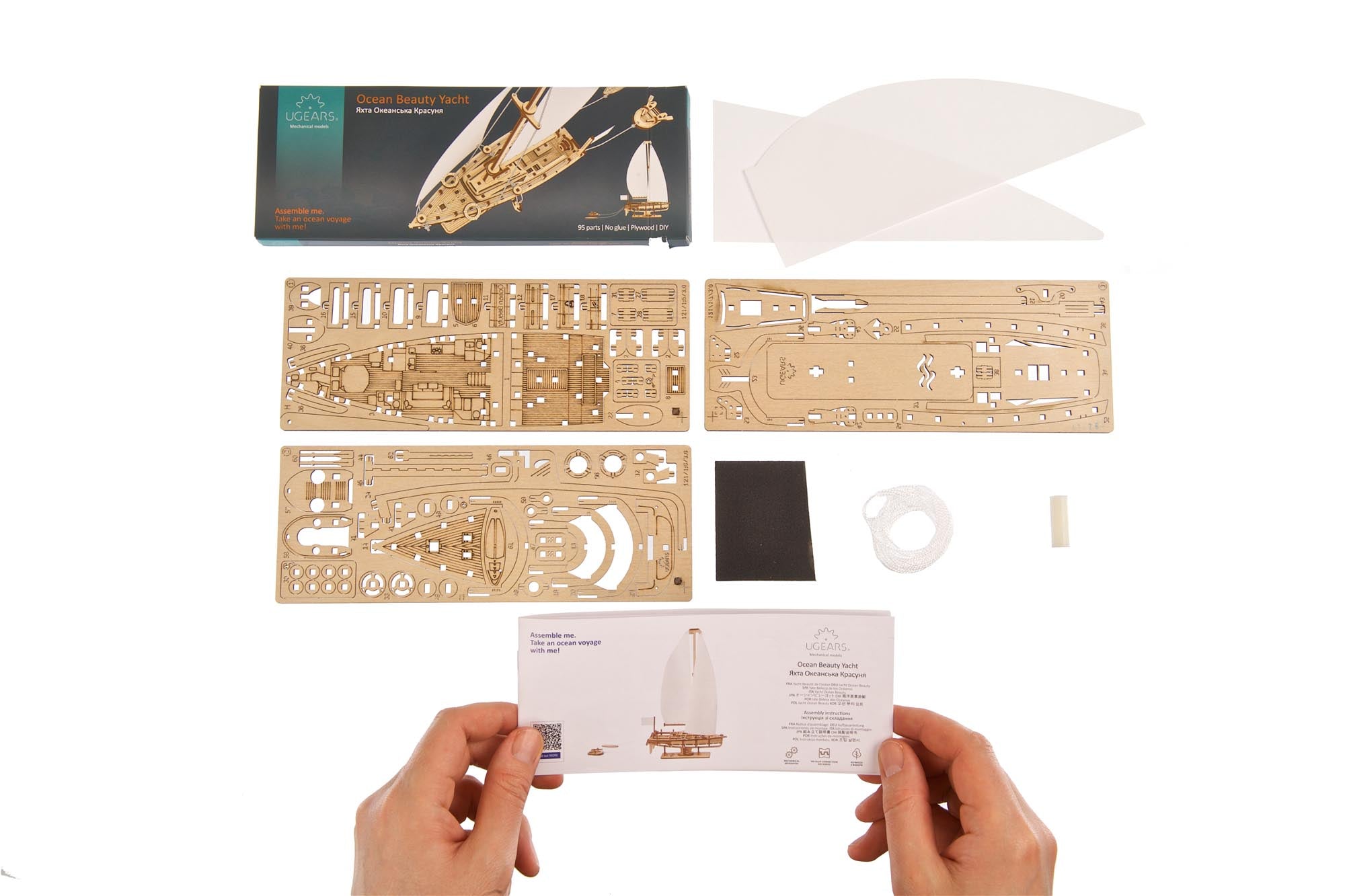 Ugears Mechanical Model - Ocean Beauty Yacht